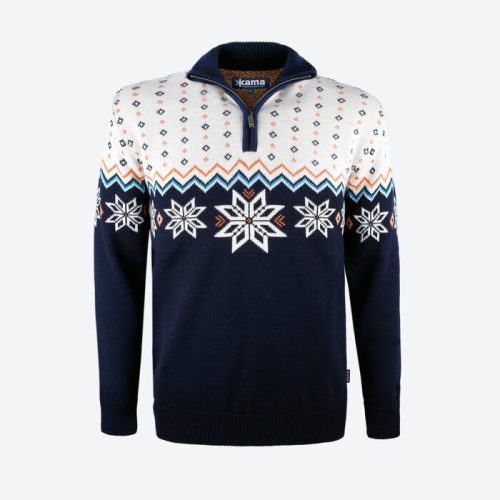 Pánsky olympijský pletený sveter.
